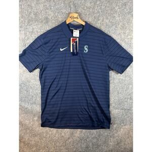 Nike Baseball Seattle Mariners Authentic Collection Performance Polo Mens L NWT